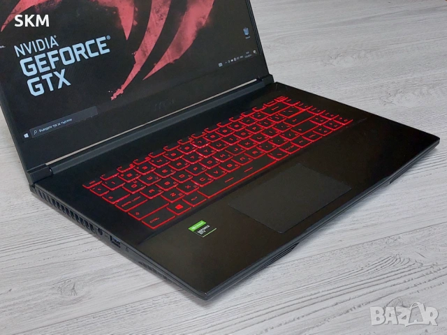 GTX 1660Ti | i5 | 512GB SSD |IPS 144Hz |8RAM лаптоп laptop msi мси gaming гейминг, снимка 2 - Лаптопи за игри - 53821769