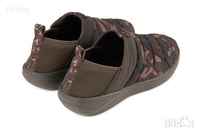 Пантофи за къмпинг Fox Camo/Khaki Bivvy Slippers, снимка 3 - Екипировка - 46041955