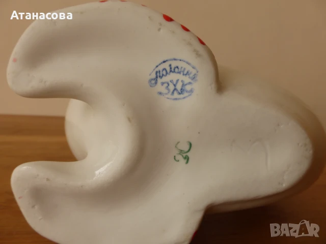 Украински порцеланов сервиз за ракия чаши и кана Риби 1960 г риба, снимка 10 - Сервизи - 51001517