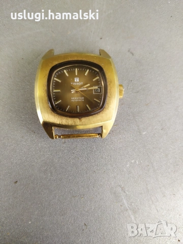 Позлатен часовник Tissot, снимка 3 - Антикварни и старинни предмети - 53720571