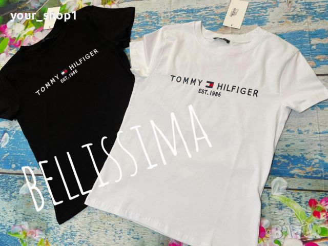 2 цвята дамска тениска Tommy Hilfiger , снимка 3 - Тениски - 45484421