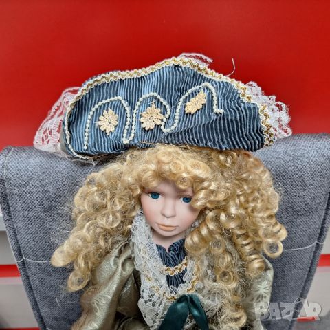 Стара колекционерска Порцеланова Кукла- 55 см., снимка 6 - Колекции - 46407721