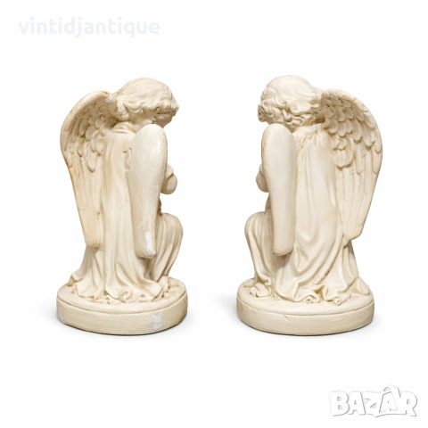 Декоративни фигурки на молещи се ангели 2 броя, снимка 2 - Статуетки - 54150762