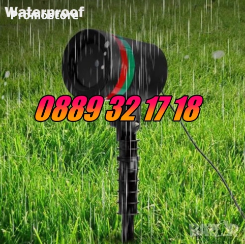 Коледен прожектор с червени и зелени светлини Laser Light, снимка 7 - Декорация за дома - 52499679