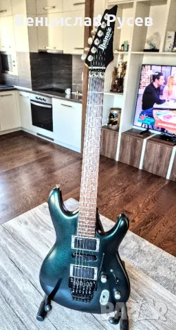 Ibanez EDR470EX Smoke Green Flat, Ergodyne Series, 2003, Korea, снимка 1 - Китари - 49430308