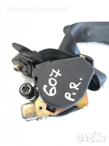 Преден десен предпазен колан за Peugeot 607 2.7 HDi (2007) 040137, снимка 2 - Части - 53769792