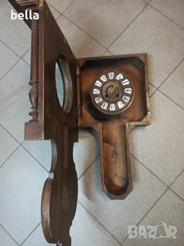 Антикварен стенен часовник с термометър и барометър Japy Freres 1920 год., снимка 8 - Антикварни и старинни предмети - 54207055
