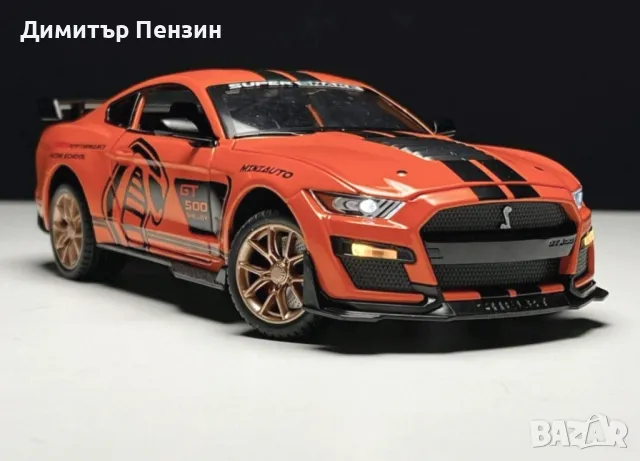 Количка метална Ford Mustang, снимка 2 - Коли, камиони, мотори, писти - 47696392