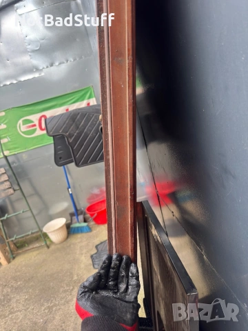 Входна врата за панелен апартамент от дива череша, снимка 4 - Входни врати - 54222130