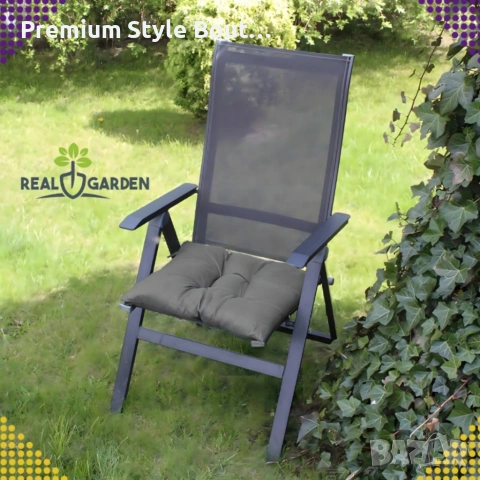 Капитонирана градинска възглавница - мека и удобна за пълен релакс, снимка 5 - Възглавници - 53916331