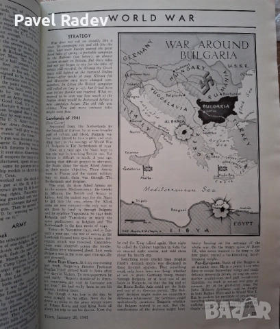 Списание Тайм с Цар Борис III на корицата 1941 20 януари Time Magazine, снимка 2 - Колекции - 53883753