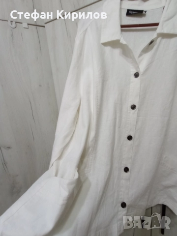 Ленено сако 3ХЛ, снимка 3 - Сака - 52353512