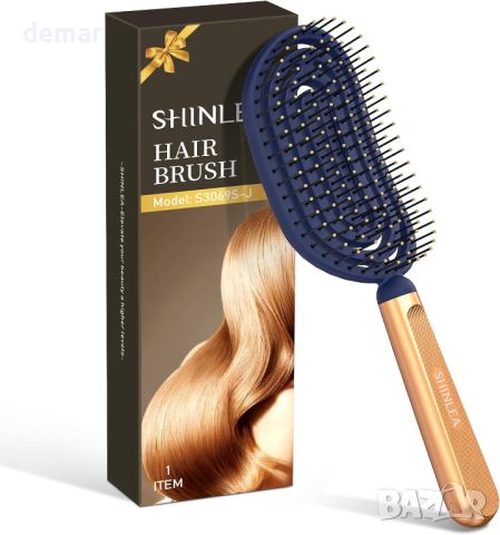 Спирална четка за разресване на коса SHINLEA, масажна четка за коса с гъвкави меки влакна, снимка 8 - Аксесоари за коса - 45622846
