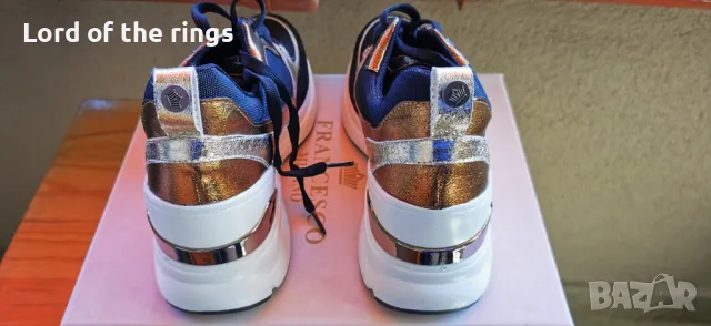 Оригинални маркови дамски сникърси FRANCESCO MILANO - 36 номер, снимка 4 - Маратонки - 49867867