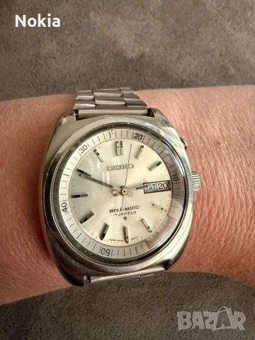 Винтидж Seiko Bell-Matic 4006-6011 (1975 г.), снимка 2 - Мъжки - 50524556