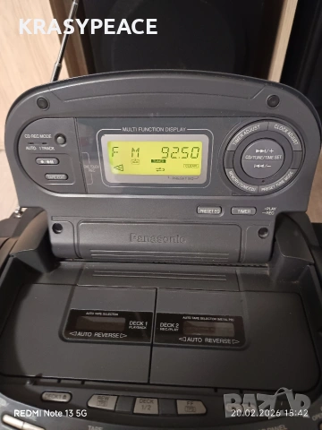 касетофон panasonic, снимка 2 - Радиокасетофони, транзистори - 53562666