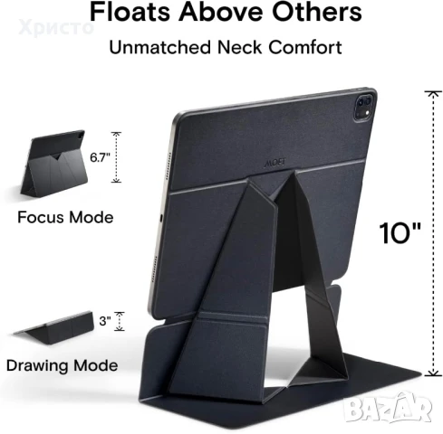 НОВ!!! MOFT Snap Float Folio – стойка и калъф за iPad Pro 11″ (2‑4 ген.) / Air (4‑5 ген.) , снимка 2 - Таблети - 50598565