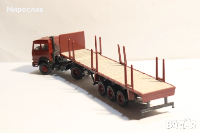 HERPA H0 1/87 IVECO MAGIRUS КАМИОН ДЪРВАРКА МОДЕЛ КОЛИЧКА, снимка 8 - Колекции - 53606979