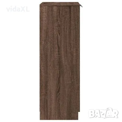 vidaXL Шкаф за обувки, кафяв дъб, 59x35x100 см, инженерно дърво(SKU:817110), снимка 3 - Шкафове - 48838158