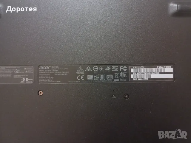 Лаптоп Acer A114-31-C7LL, снимка 3 - Лаптопи за дома - 46964096