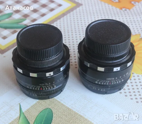 Helios 44 zebra, M42, 8 blades 58mm F2 на резба 39мм, снимка 6 - Обективи и филтри - 48400535