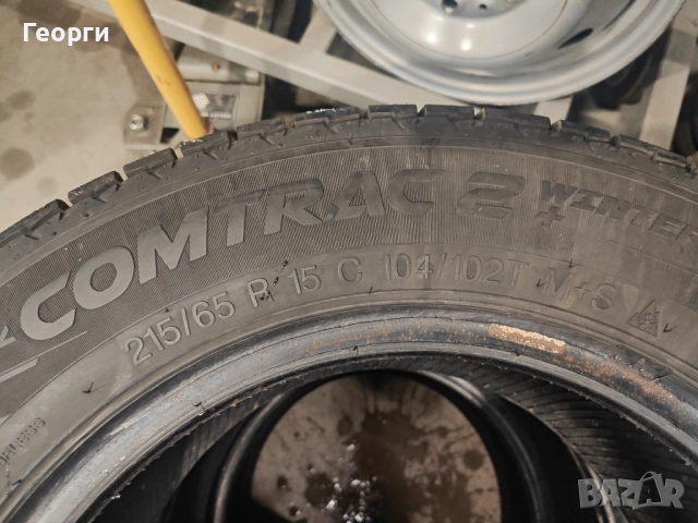4бр.зимни гуми 215/65/15C Vredestein, снимка 3 - Гуми и джанти - 52463822