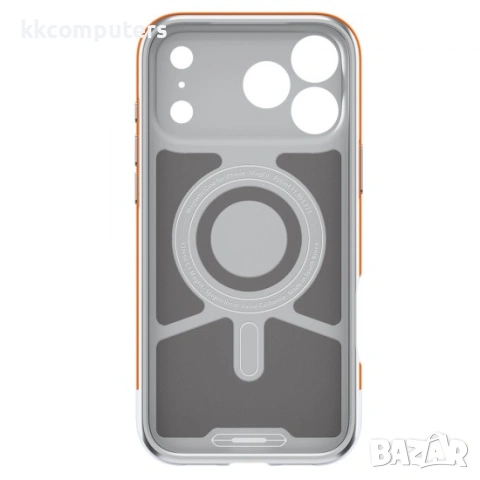 Оригинален кейс Spigen Classic C1 MagSafe, За iPhone 17 Pro Max (6.9), Оранжев и Протектор, снимка 3 - Калъфи, кейсове - 54158593