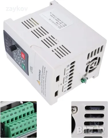 2.2KW задвижване с променлива честота, 5A VFD инвертор 3 фаза 380V, снимка 3 - Друга електроника - 47132730