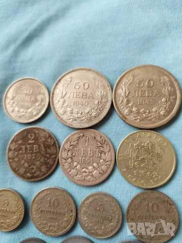 13 стари български монети , снимка 2 - Нумизматика и бонистика - 54051273