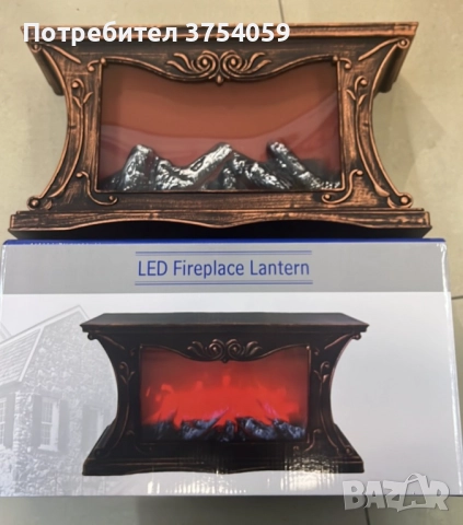 Декоративна LED камина с реалистичен ефект на пламък и жарава, снимка 2 - Декорация за дома - 52237175