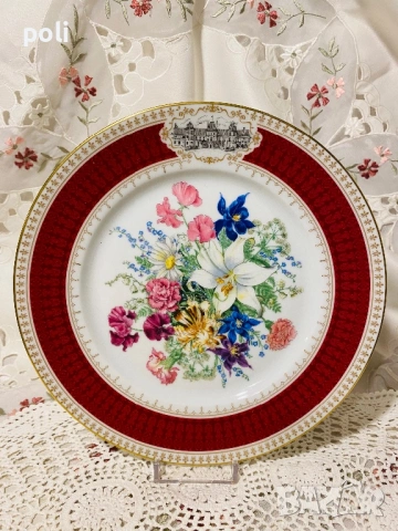 порцеланова чиния за стена 