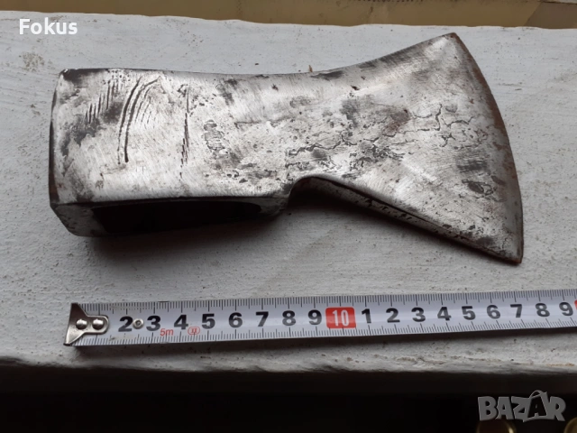 Голям масивен топор Adler брадва секира, снимка 5 - Антикварни и старинни предмети - 53498760