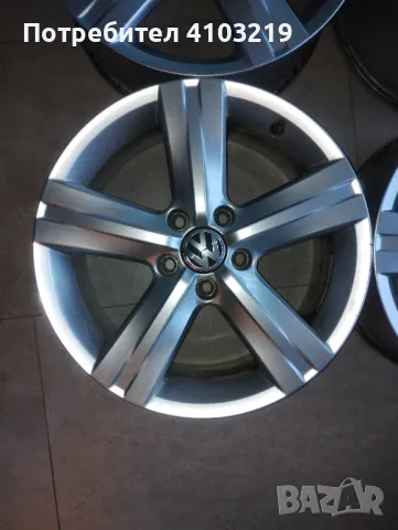 Продавам алуминиеви джанти VW 17", снимка 4 - Гуми и джанти - 47653417