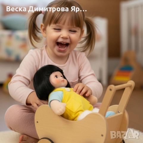 Cufan Baby Doll – Мека кукла с текстилно тяло – Перфектен подарък за малки принцеси, снимка 2 - Кукли - 52866982