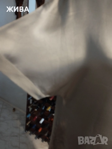 ЕСТЕСТВЕНА КОПРИНА дамска рокля цвят сив, снимка 5 - Рокли - 53949675