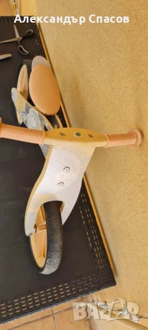 Баланс колело дървено, снимка 3 - Детски велосипеди, триколки и коли - 54286574