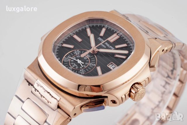 Мъжки часовник Patek Philippe Nautilus 5980 с автоматичен швейцарски механизъм, снимка 3 - Мъжки - 45418382