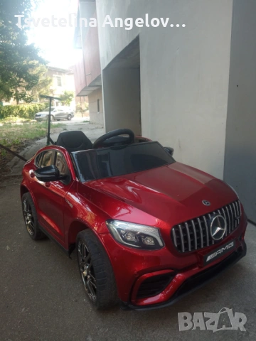 Продавам детска електрическа кола тип SUV – стилен модел с визия на Mercedes AMG, в отличен вид., снимка 8 - Детски велосипеди, триколки и коли - 53905134