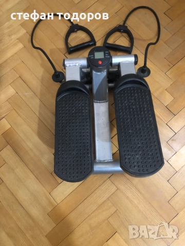 ФИТНЕС СТЕПЕР С ЛАСТИЦИ, снимка 2 - Фитнес уреди - 52806430