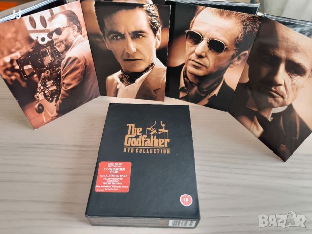 Кръстникът колекция три филма и бонус диск DVD The Godfather Trilogy DVD BOXSET 2001