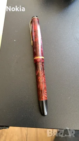 Винтидж немска писалка PROVITAR 14K – златно перо, бутонен пълнител, снимка 6 - Ученически пособия, канцеларски материали - 50365279