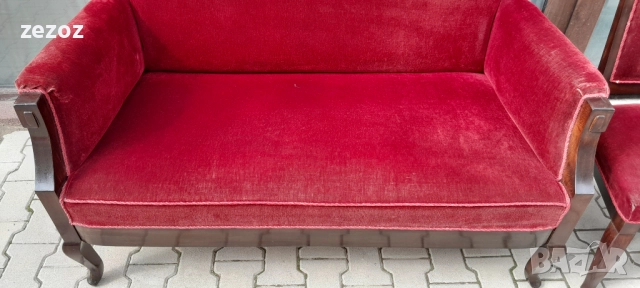 Канапе и столове ретро , снимка 8 - Дивани и мека мебел - 52271206