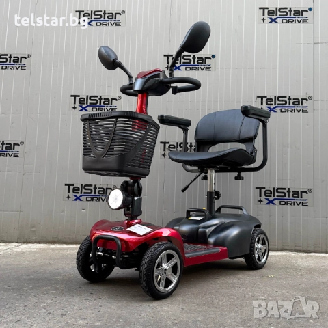 Електрическа четириколка TS-180F NEW V.2 350W 24V Нов модел. Лека, разглобяема, събира се в багажник