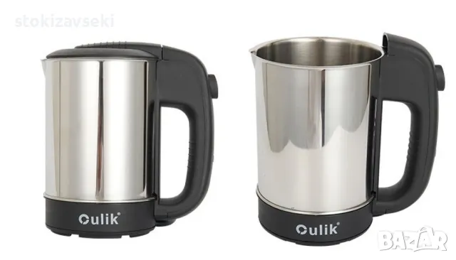 Електрическа термокана от неръждаема стомана с капацитет 500 мл 1000W , снимка 1