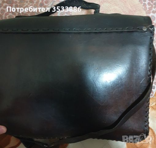 Стара кожена чанта , снимка 2 - Подаръци за жени - 45373775