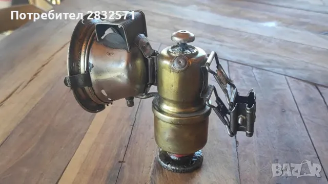 карбиден фар от началото на миналия век