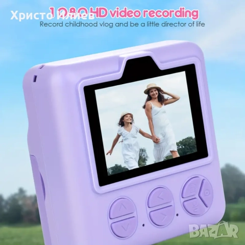 Моментална камера за деца детска камера с функция за печат фотоапарат с вградени игри, снимка 3 - Фотоапарати - 51443247