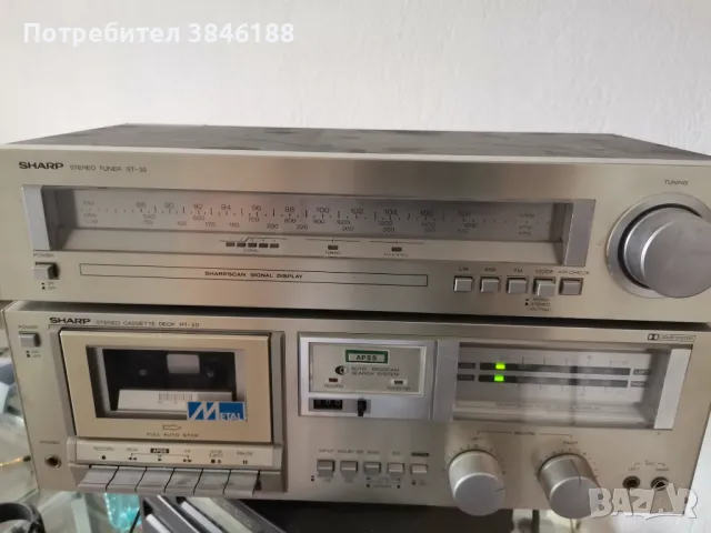 Sharp RT-30 Cassette Deck+SHARP STEREO TUNER ST-30, снимка 1 - Аудиосистеми - 47300218