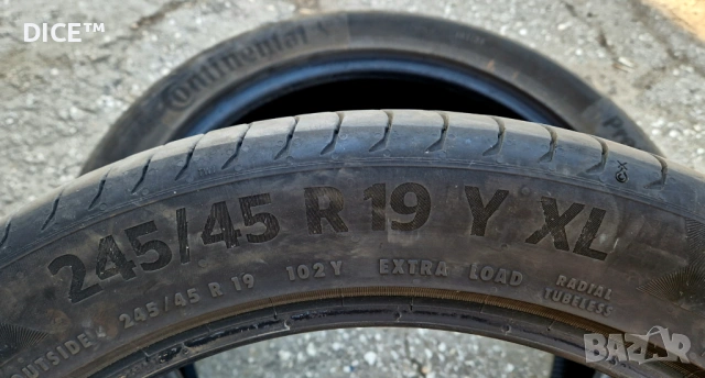 DOT 2022, 245/45/19 летни гуми Continental PremiumContact 6. Континентал , снимка 9 - Гуми и джанти - 53088701