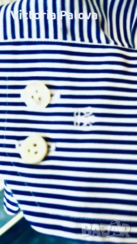 Луксозна скъпа риза VAN LAACK тънко райе, снимка 5 - Ризи - 49745987